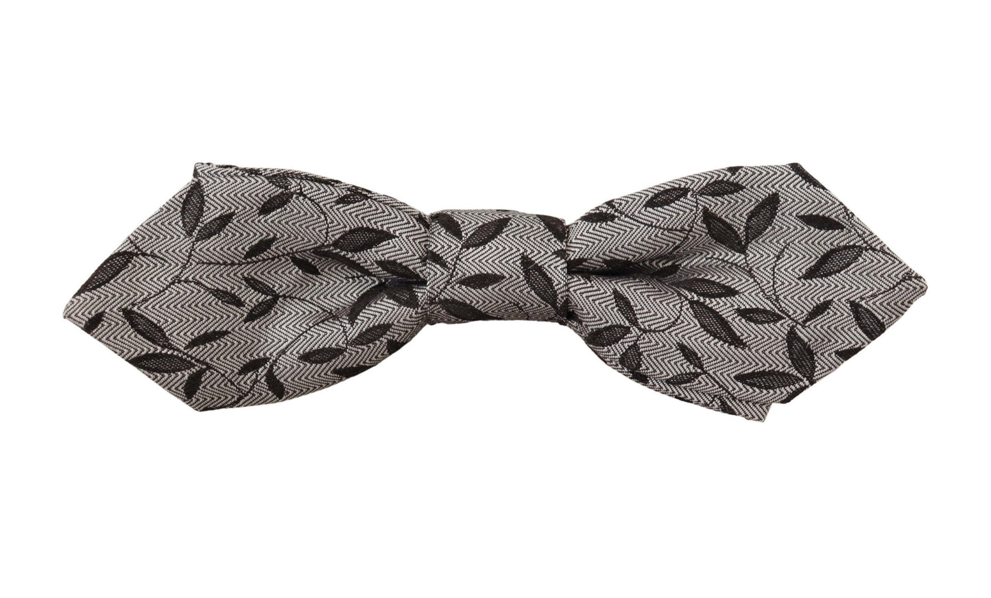 Black 100% Silk Adjustable Neck Papillon Tie