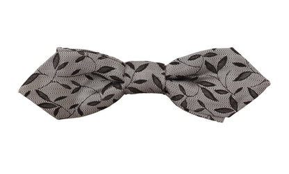 Black 100% Silk Adjustable Neck Papillon Tie