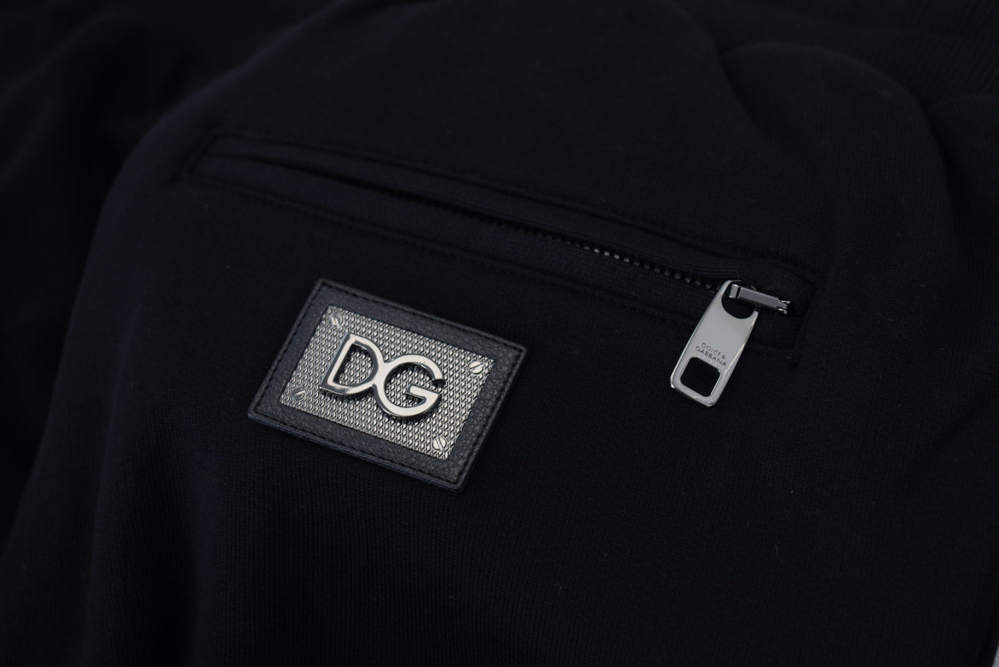 Black Cotton Mens Jogger Pants