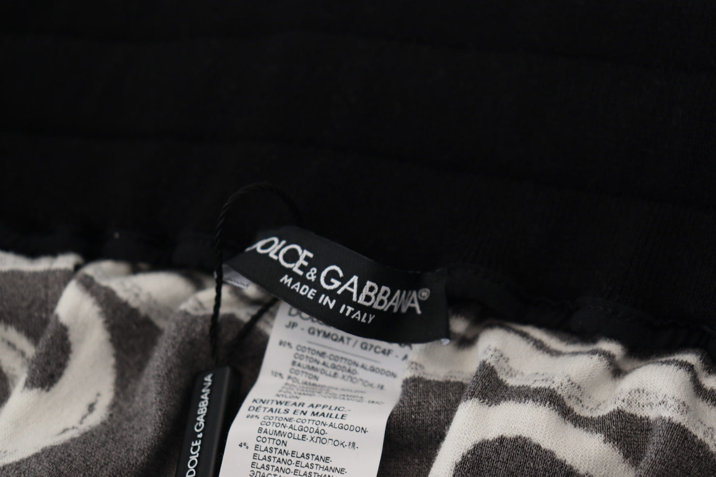 Black Cotton Heritage Sweatpants Jogging Pants