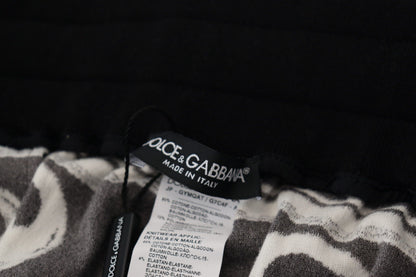 Black Cotton Heritage Sweatpants Jogging Pants