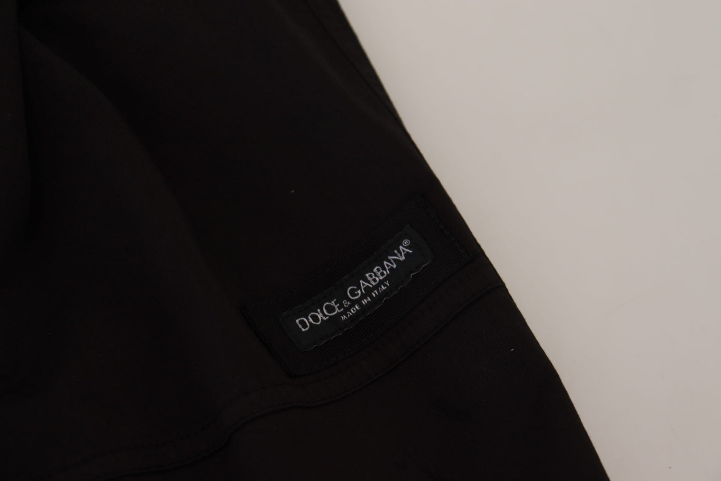 Black Cotton DG Logo Cargo Jogger Pants