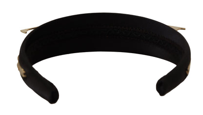 Black Brass Gold Love Diadem One Size Tiara Headband