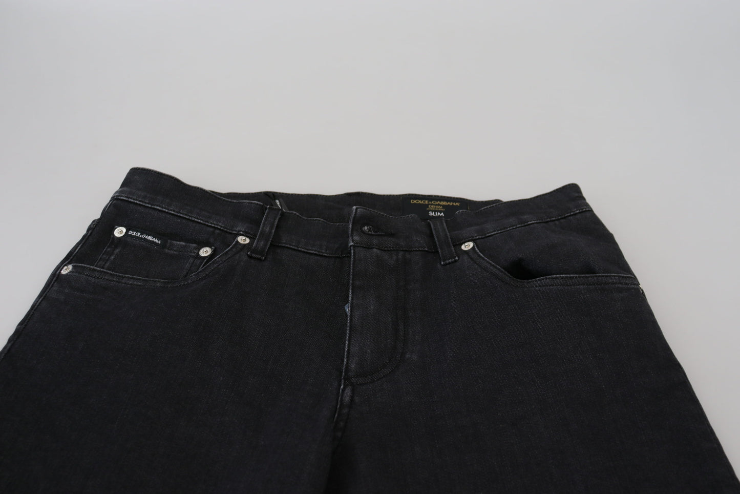 Black Cotton Casual Skinny Men Denim Jeans