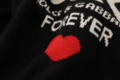 Black DG Forever Pullover Cashmere Sweater