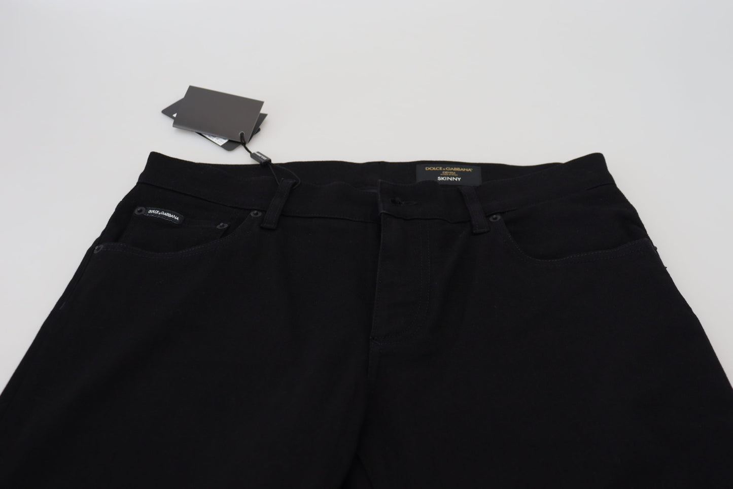Black Cotton Skinny Casual Denim Jeans