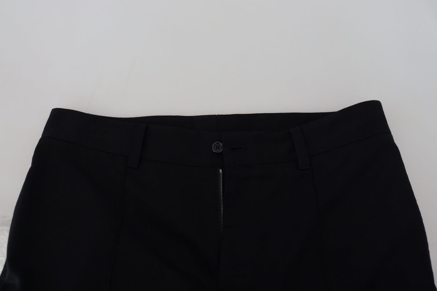 Black Cotton Jogger Cargo Pants
