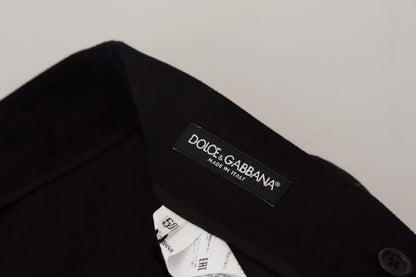 Black Cotton Jogger Cargo Pants