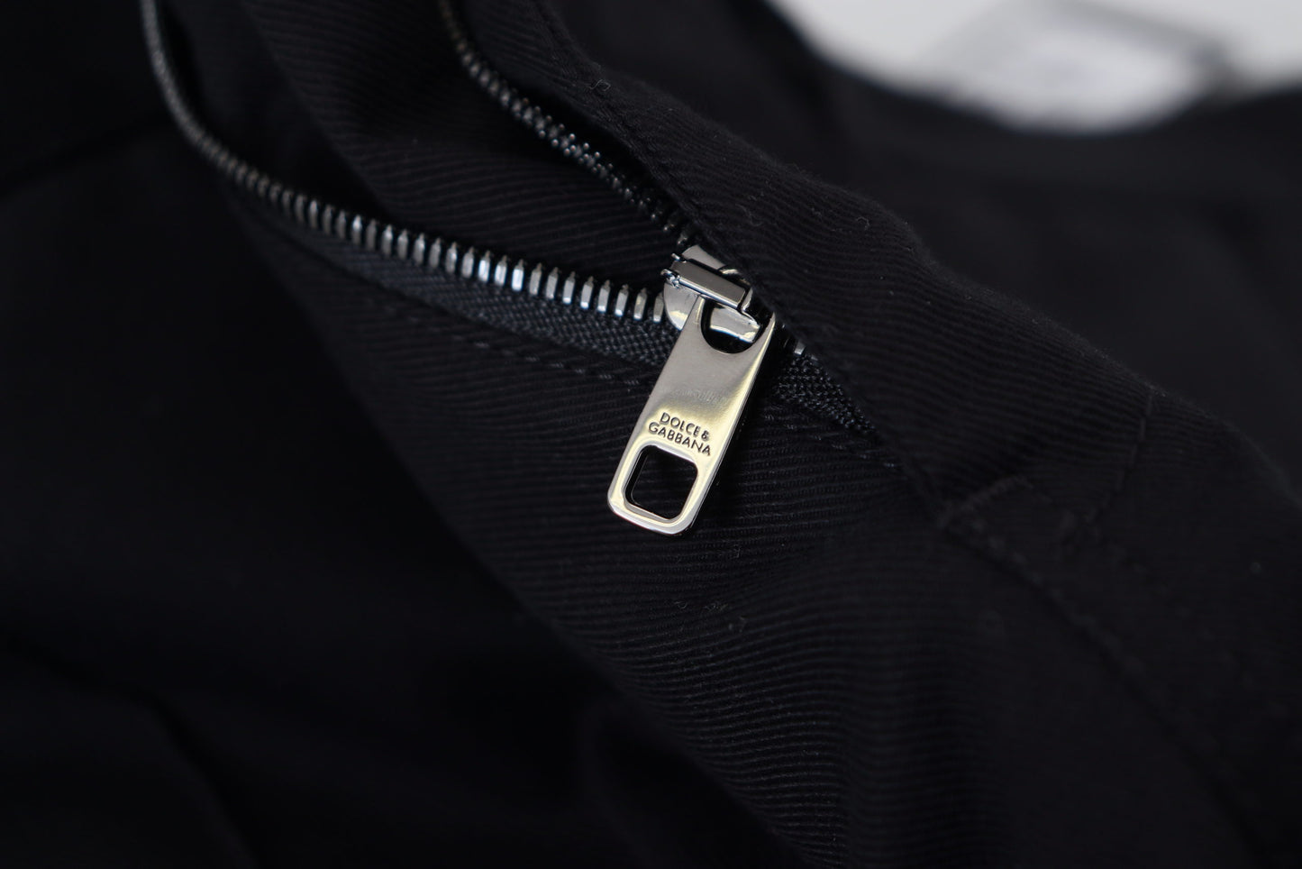 Black Cotton Jogger Cargo Pants