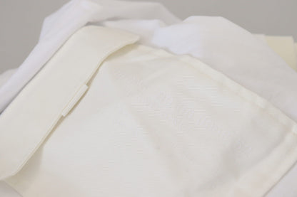 White Flap Pocket Short Sleeves T-shirt