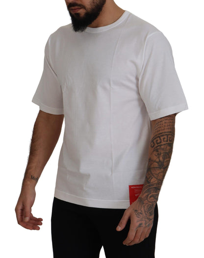 White DG Logo Patch Short Sleeve T-shirt