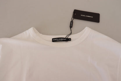 White DG Logo Patch Short Sleeve T-shirt