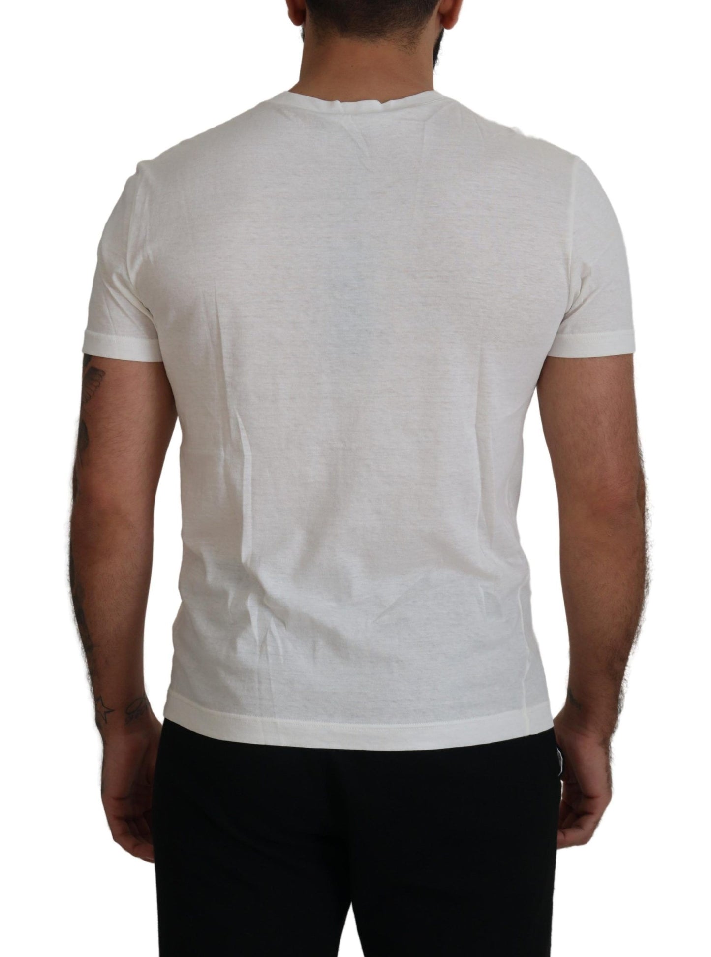White D&G YES! THANKS! Tee Cotton T-shirt