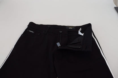 Black Cotton DG Crown Men Denim Jeans