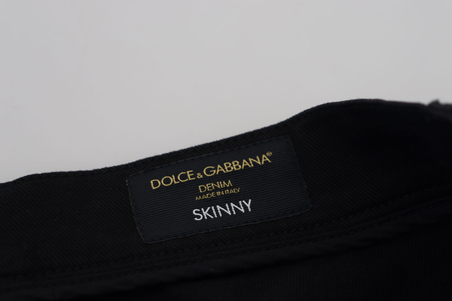 Black Cotton Denim Jeans