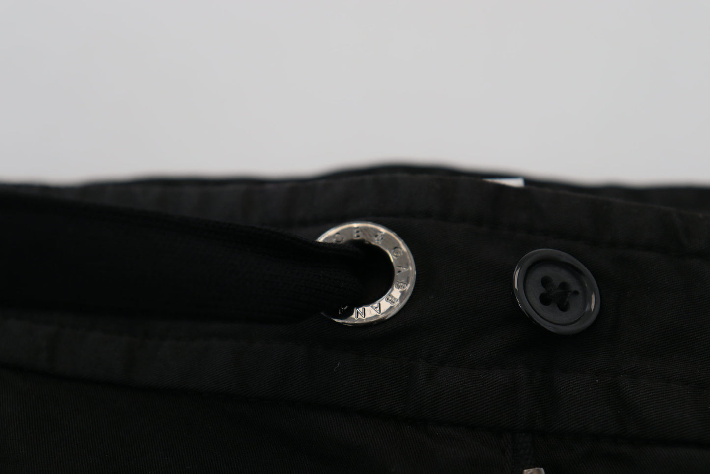 Black Cotton Cargo Men Pants