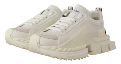White Super Queen Sneakers Leather Shoes