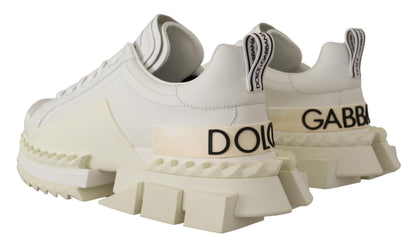 White Super Queen Sneakers Leather Shoes