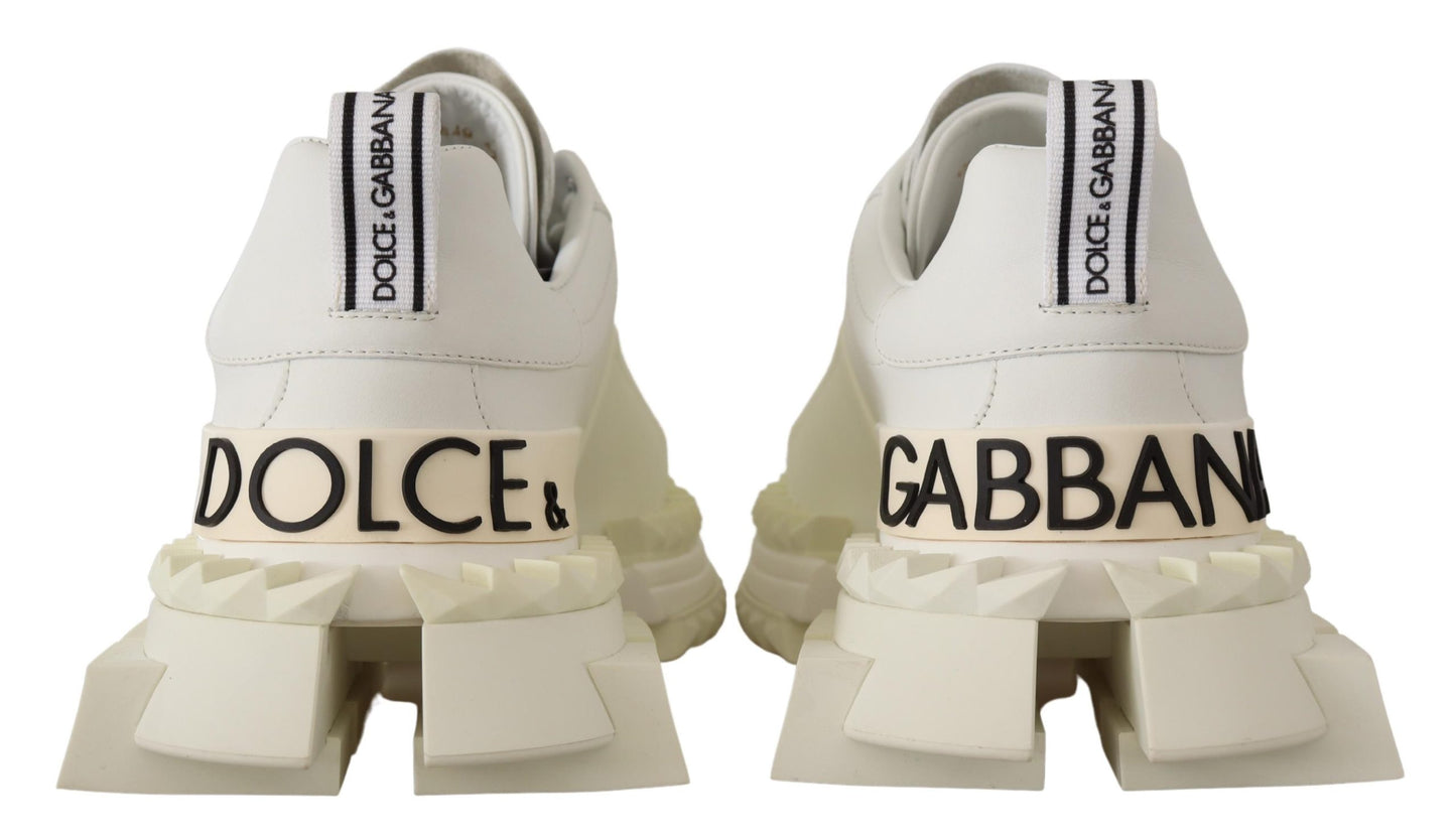 White Super Queen Sneakers Leather Shoes