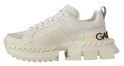 White Super Queen Sneakers Leather Shoes