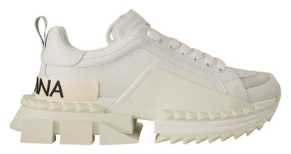 White Super Queen Sneakers Leather Shoes