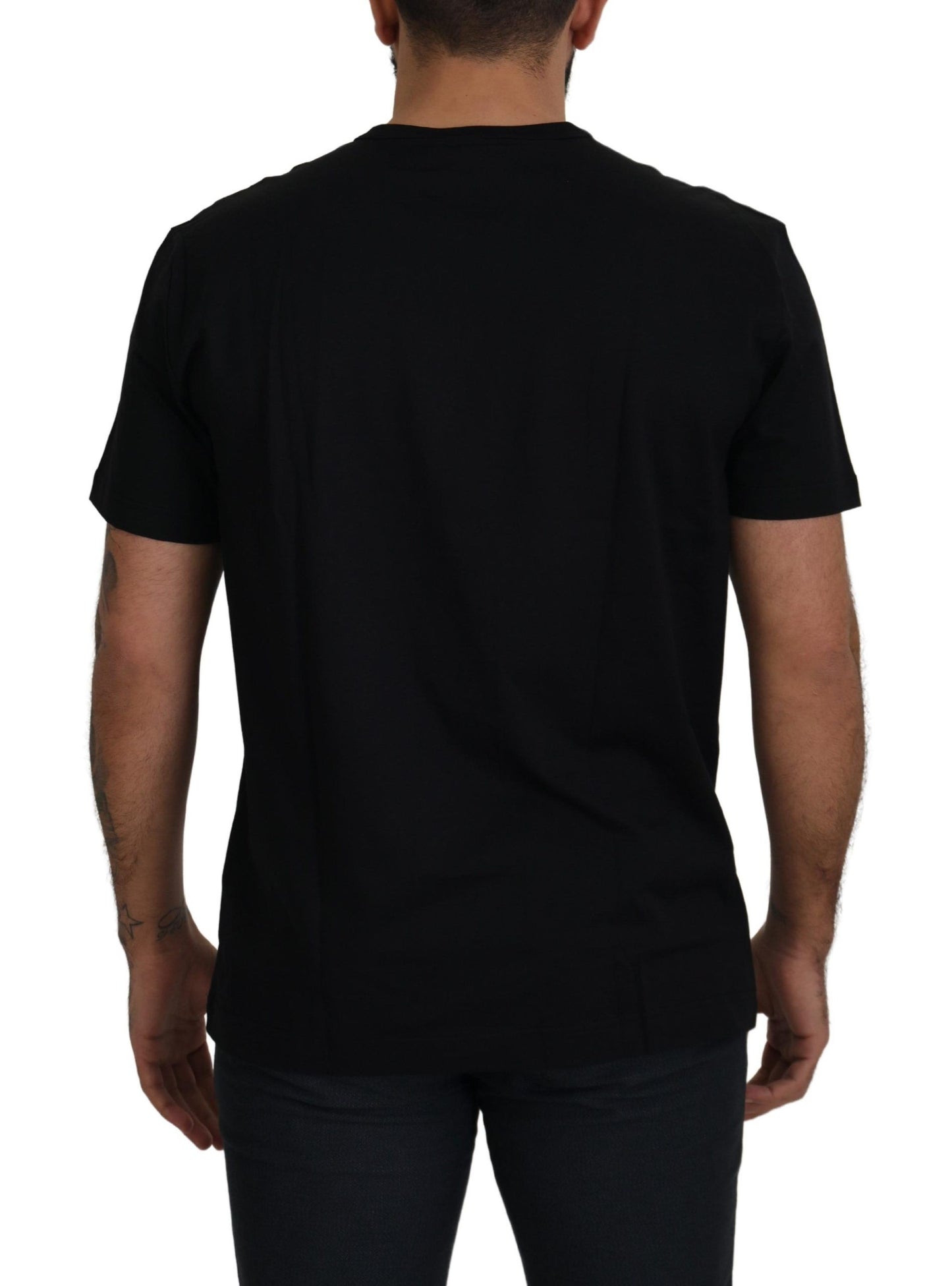 Black DG King Royals Logo Crewneck T-shirt
