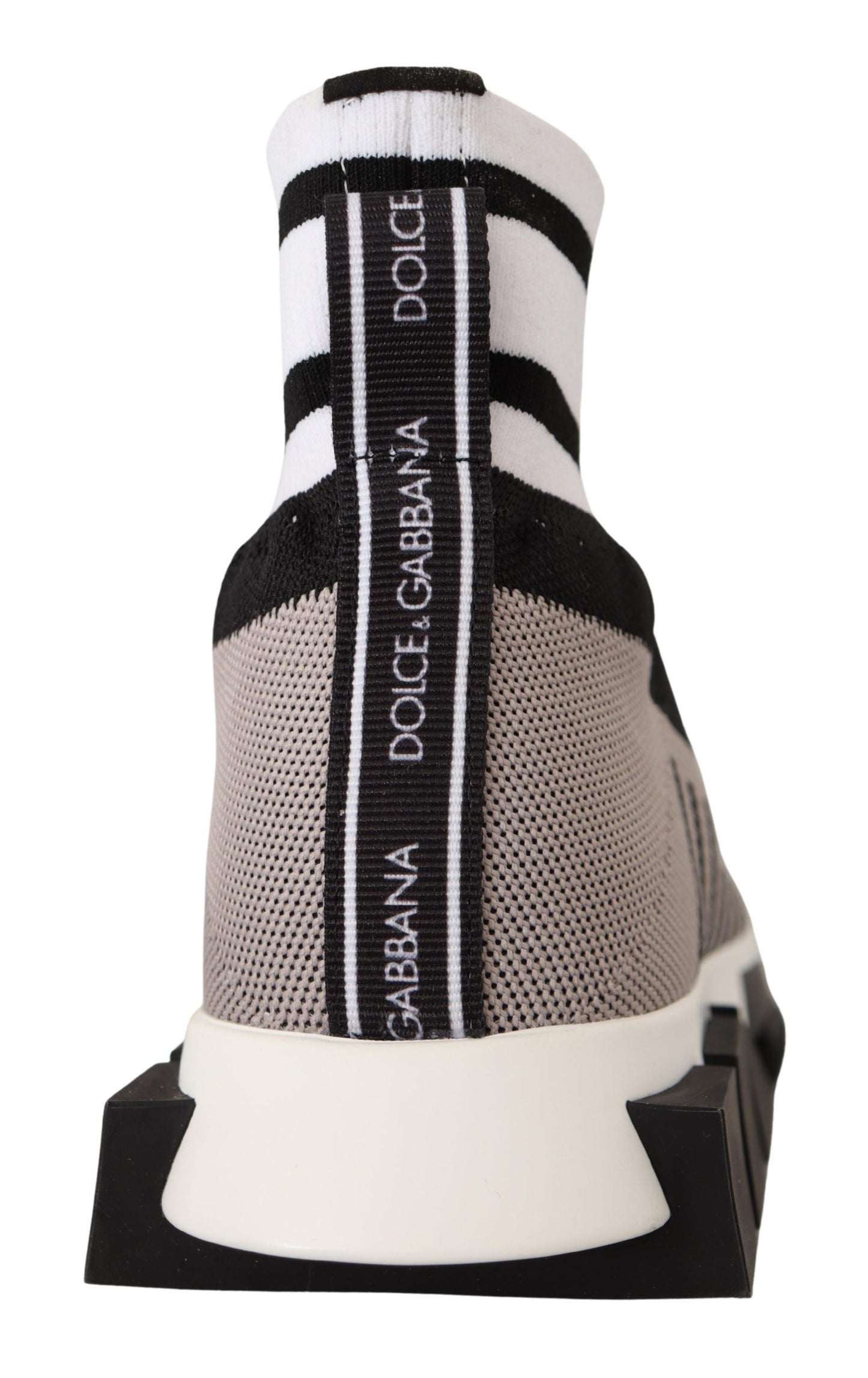 White Black Stretch Queen Sorrento Sneakers Shoes