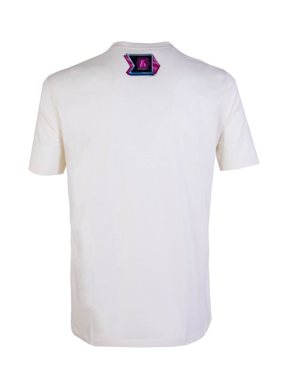 White Multicolor Printed T-Shirt