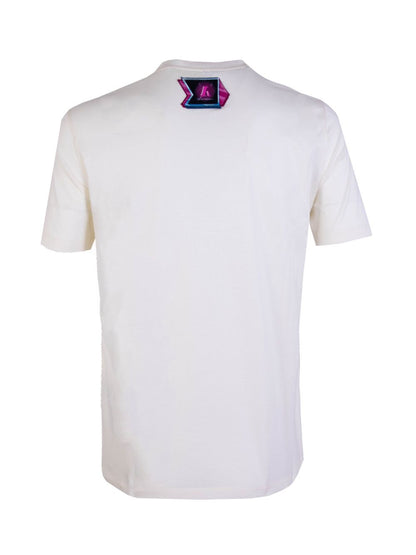 White Multicolor Printed T-Shirt