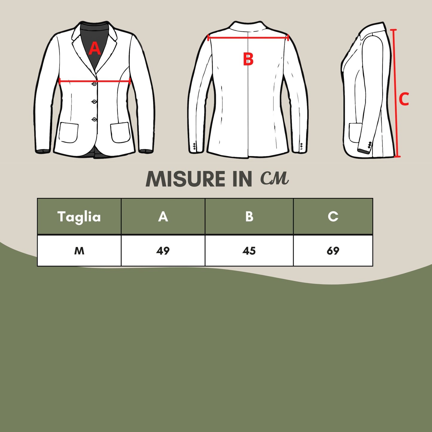 Beige Cardigan/Blazer in Blend linen