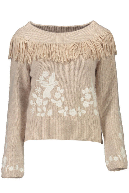 Beige Wool Sweater
