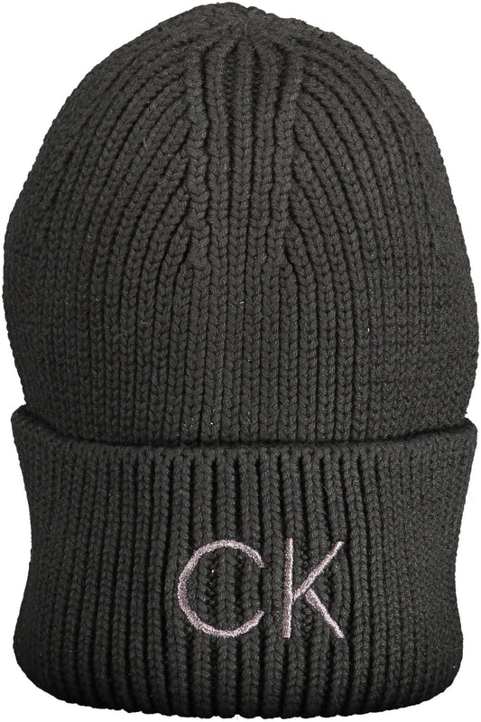 Black Cotton Hat