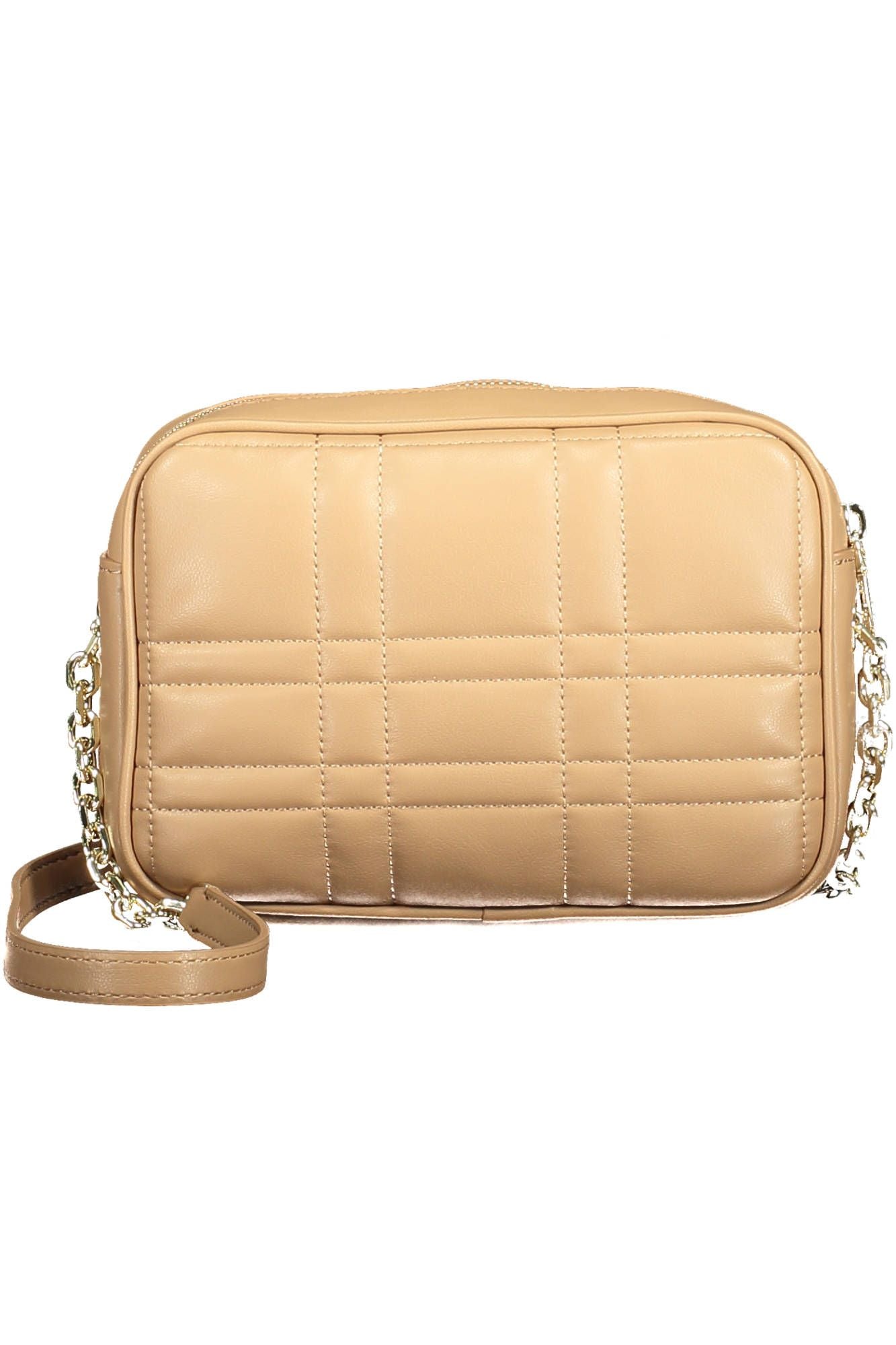 Beige Polyester Handbag
