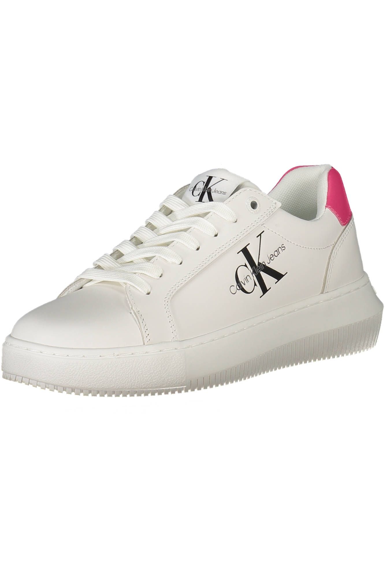 White Polyester Sneaker