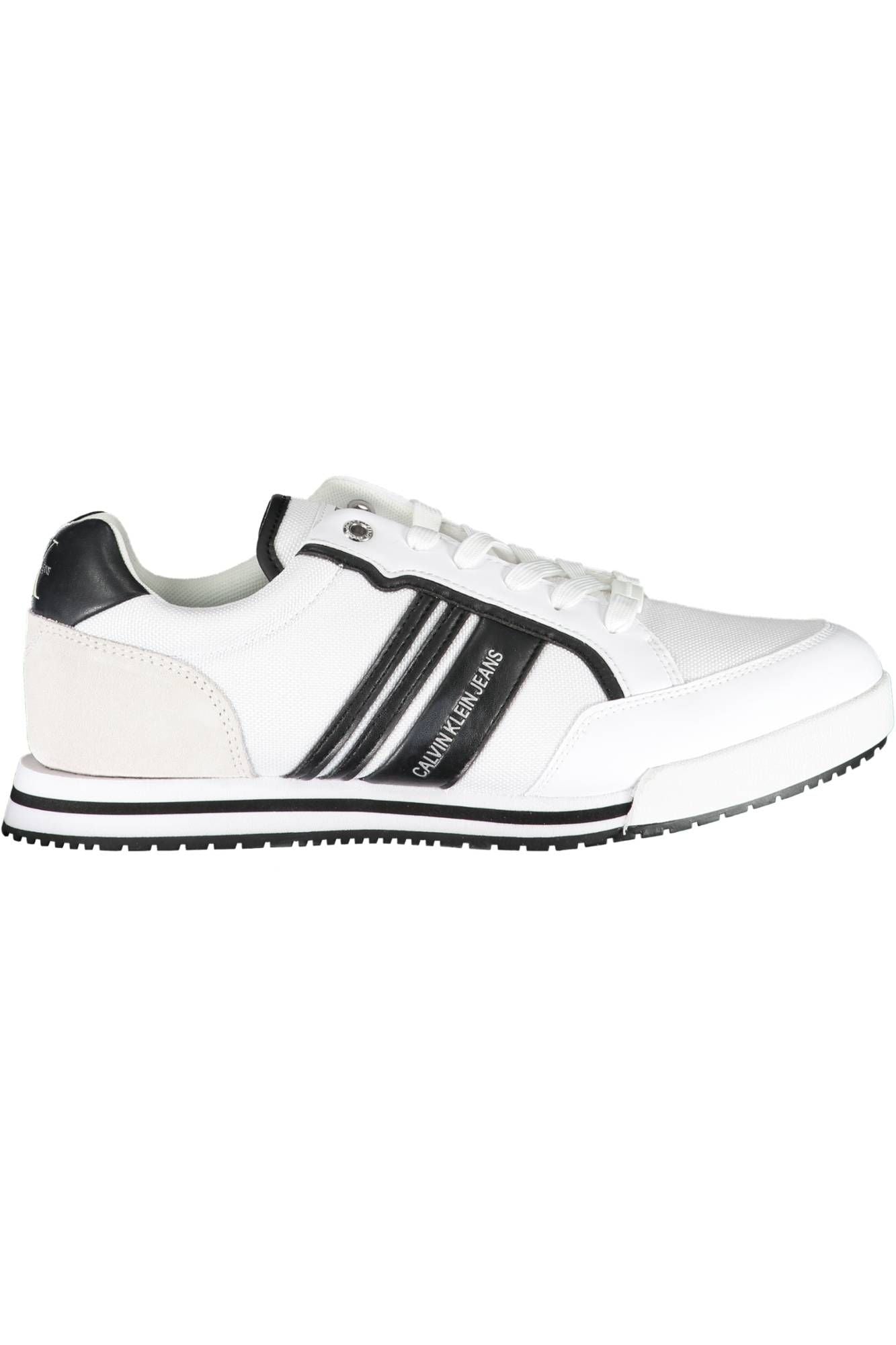 White Polyester Sneaker