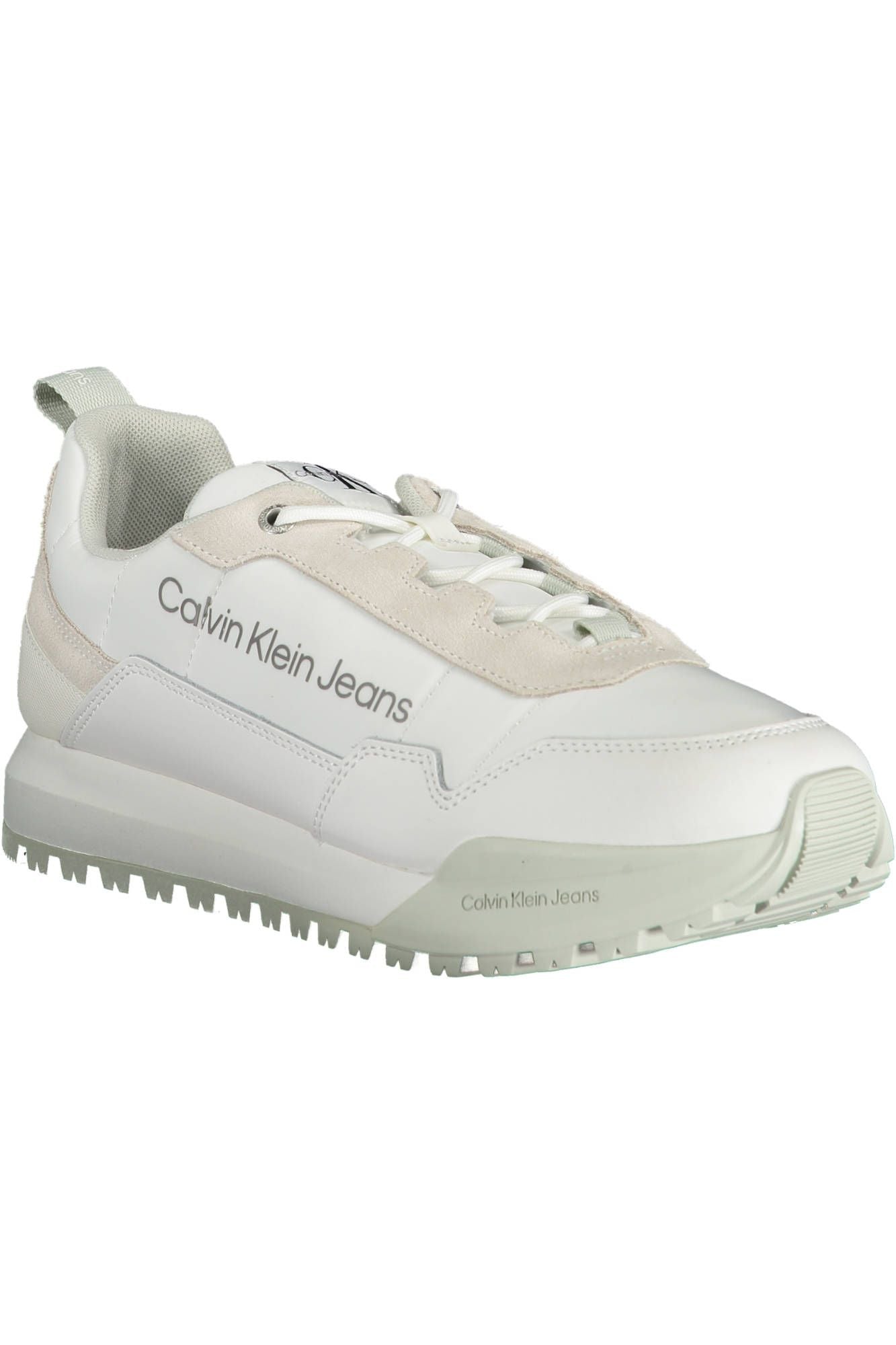 White Polyester Sneaker