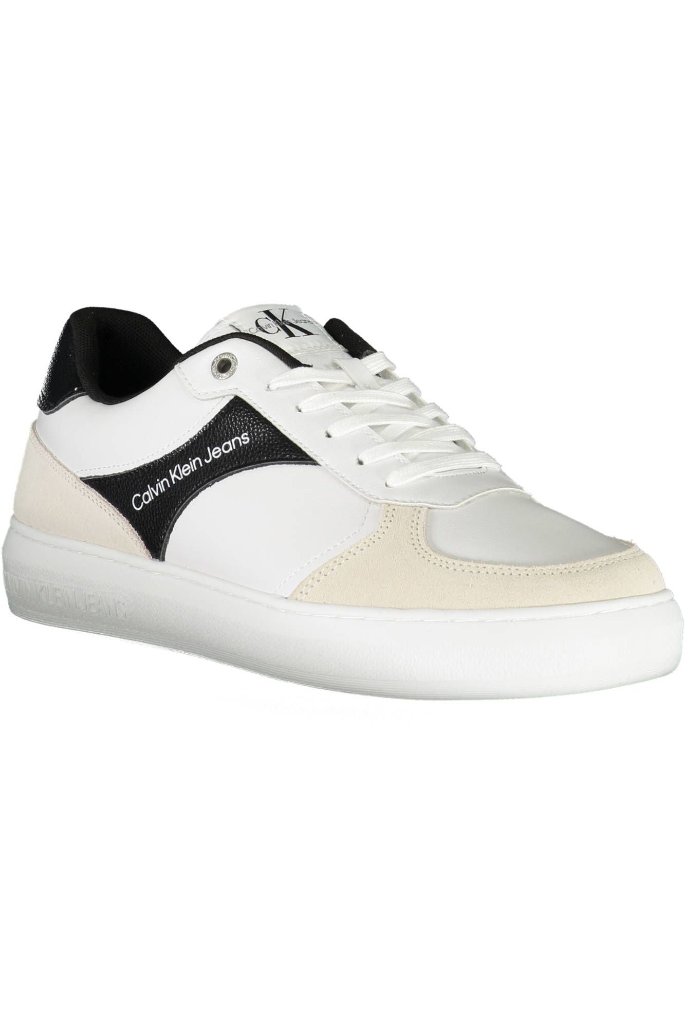White Polyester Sneaker