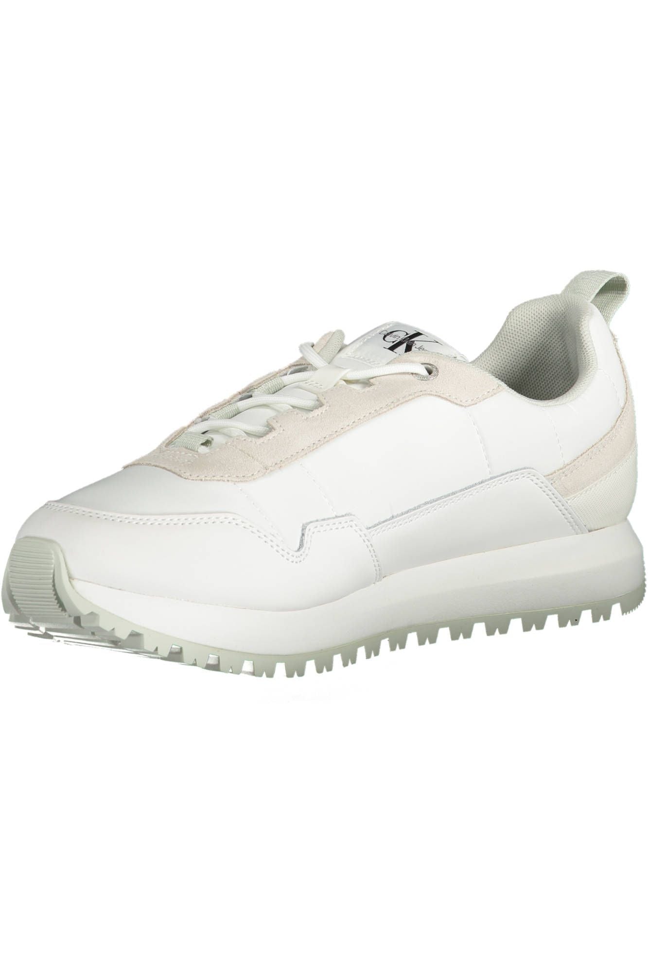 White Polyester Sneaker