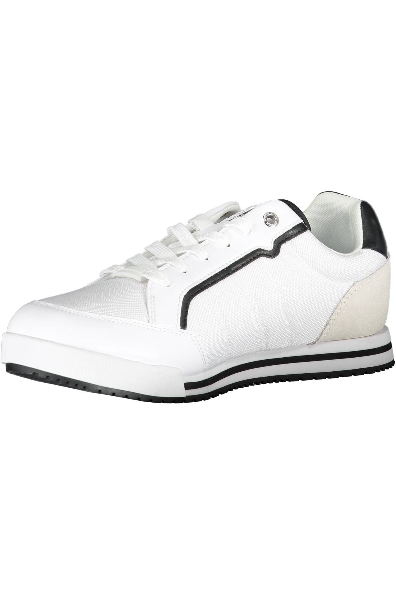 White Polyester Sneaker