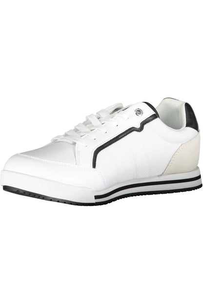 White Polyester Sneaker