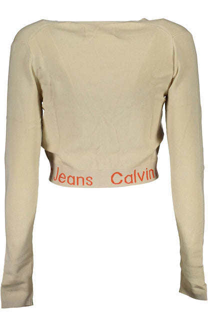 Beige Lyocell Sweater