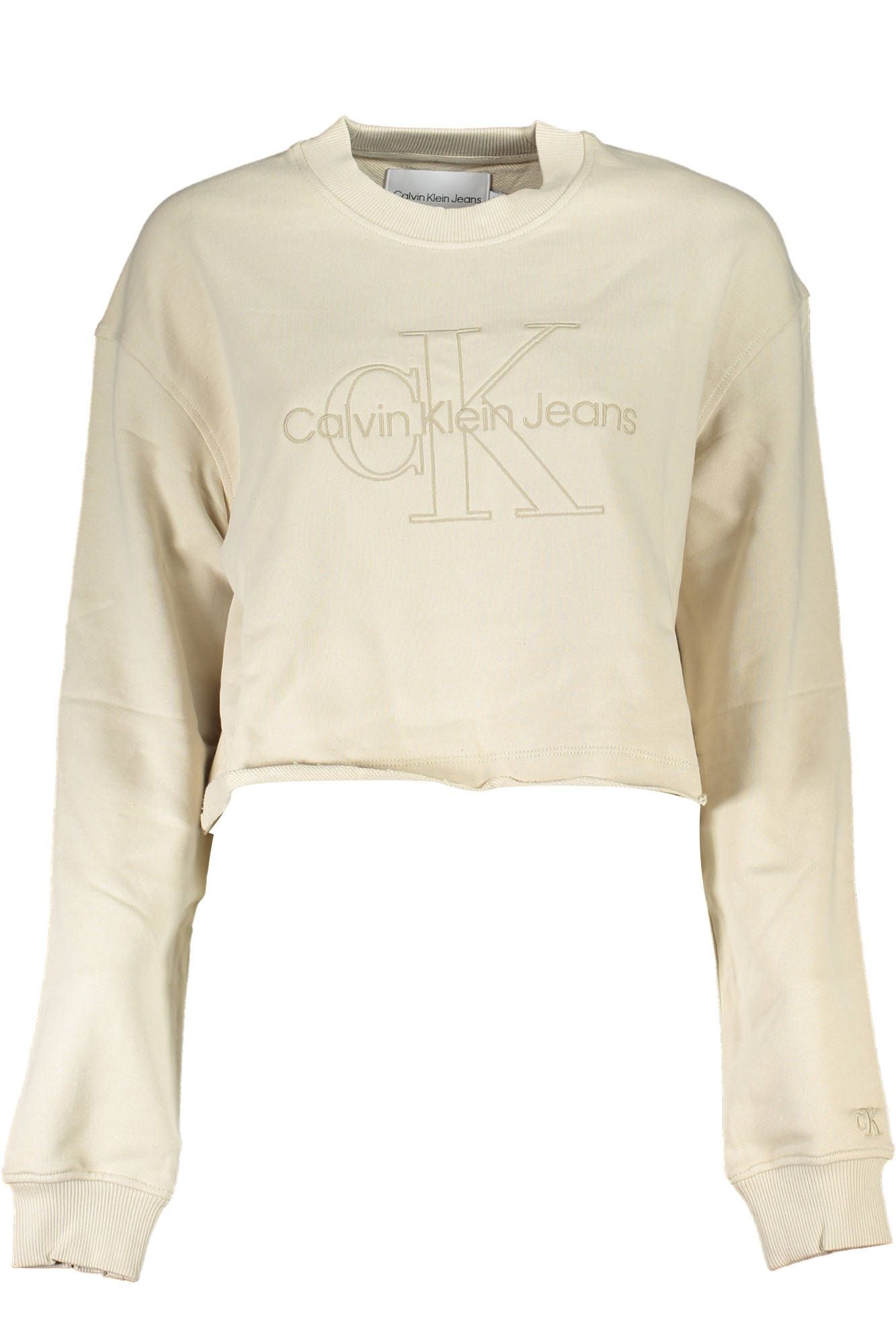 Beige Cotton Sweater