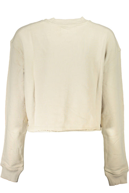 Beige Cotton Sweater