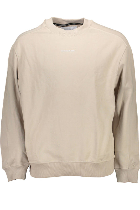 Beige Cotton Sweater