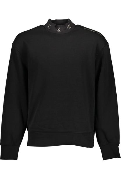 Black Cotton Sweater