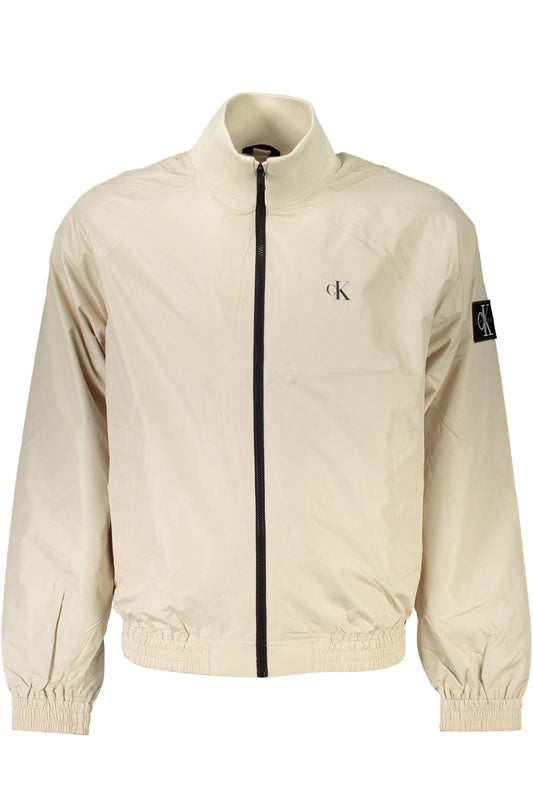 Beige Polyester Jacket