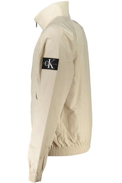 Beige Polyester Jacket
