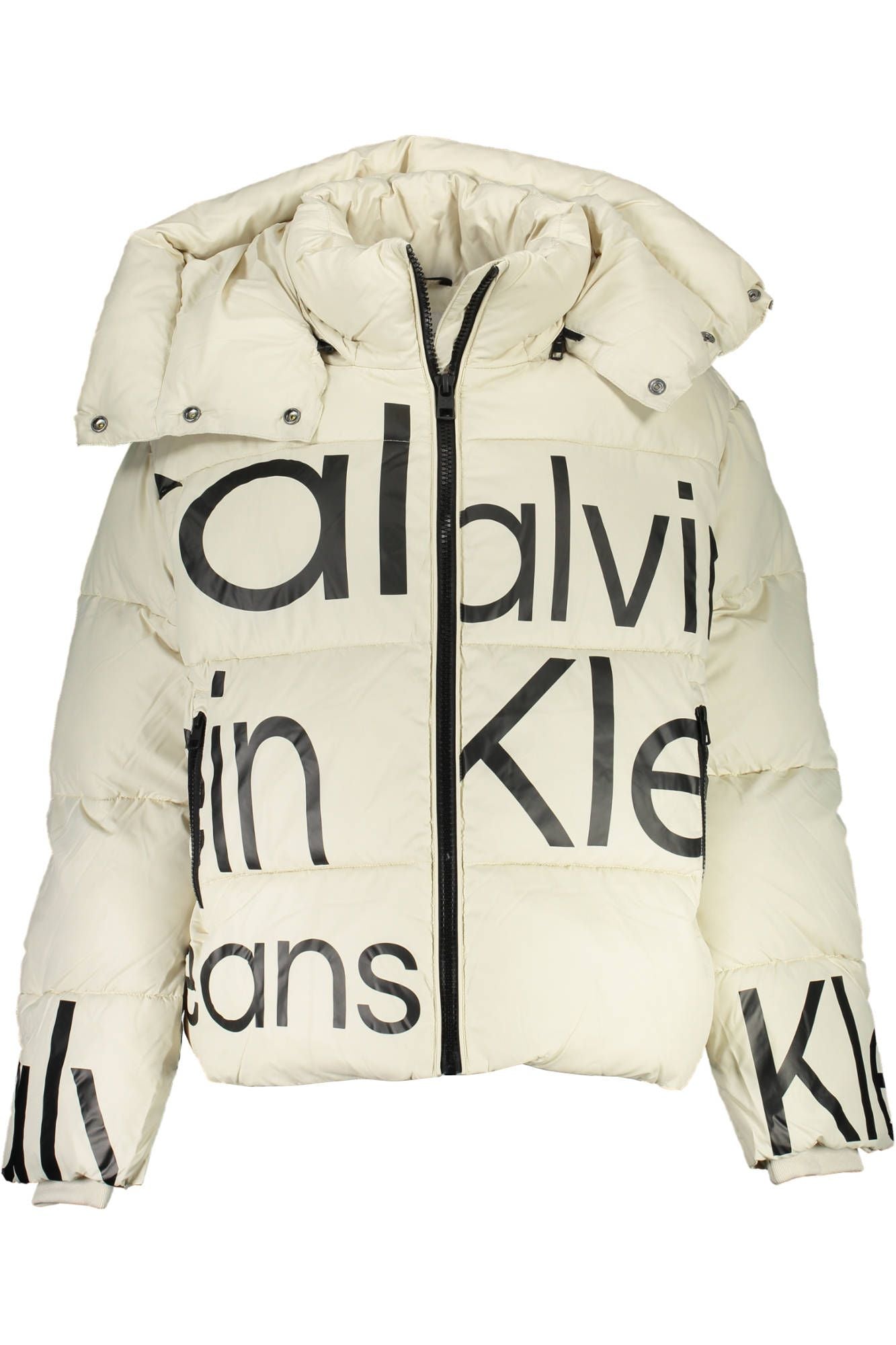 Beige Polyester Jackets & Coat