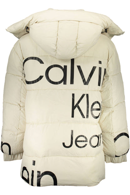Beige Polyester Jacket