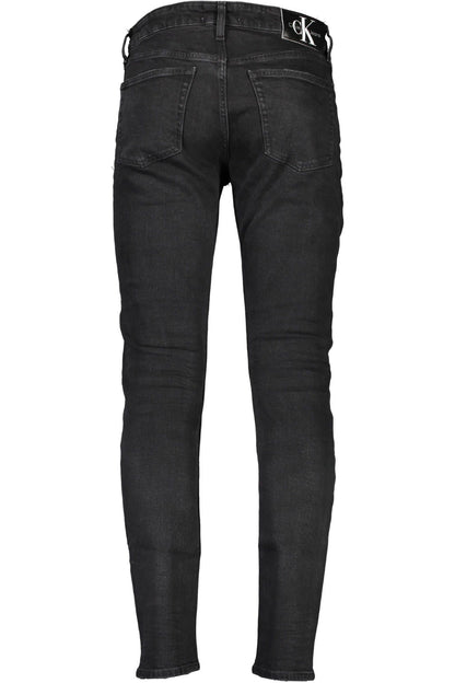 Black Cotton Jeans & Pant